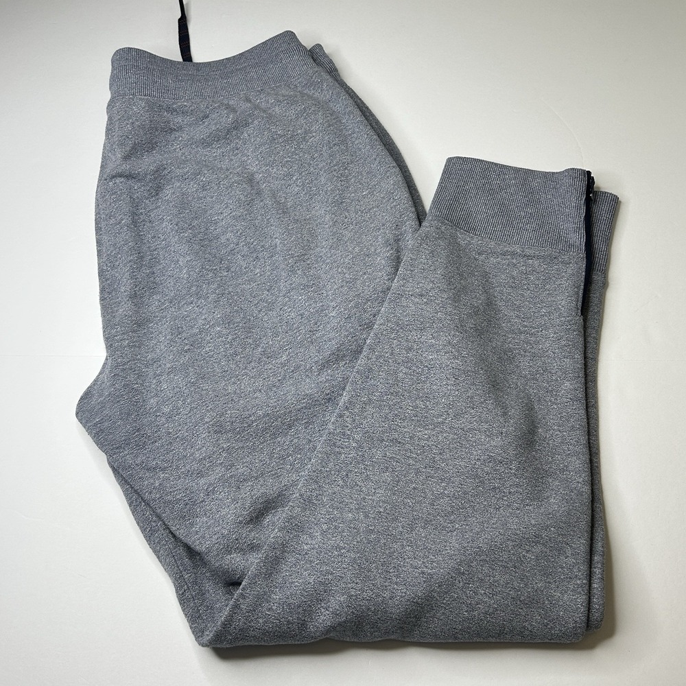 Under Armour Auburn Tigers Gray Fleece Jogger Pants Men's Size L Tapered 28"